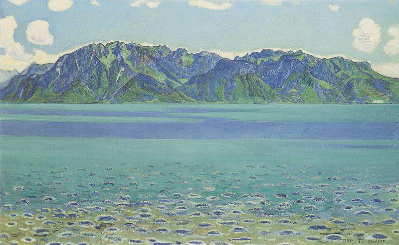 Ferdinand Hodler Der Grammont Norge oil painting art